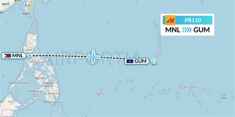 flight time manila to guam.